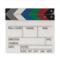 Movie / Synch Clapperboard color - 21 x 19 cm